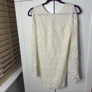 Dolce Vita Cold Shoulder Lace Mini Dress